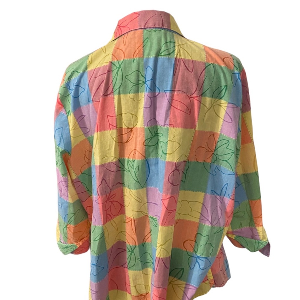 Vintage Rebecca Malone multicolored Button Up Shirt - Picture 3 of 8